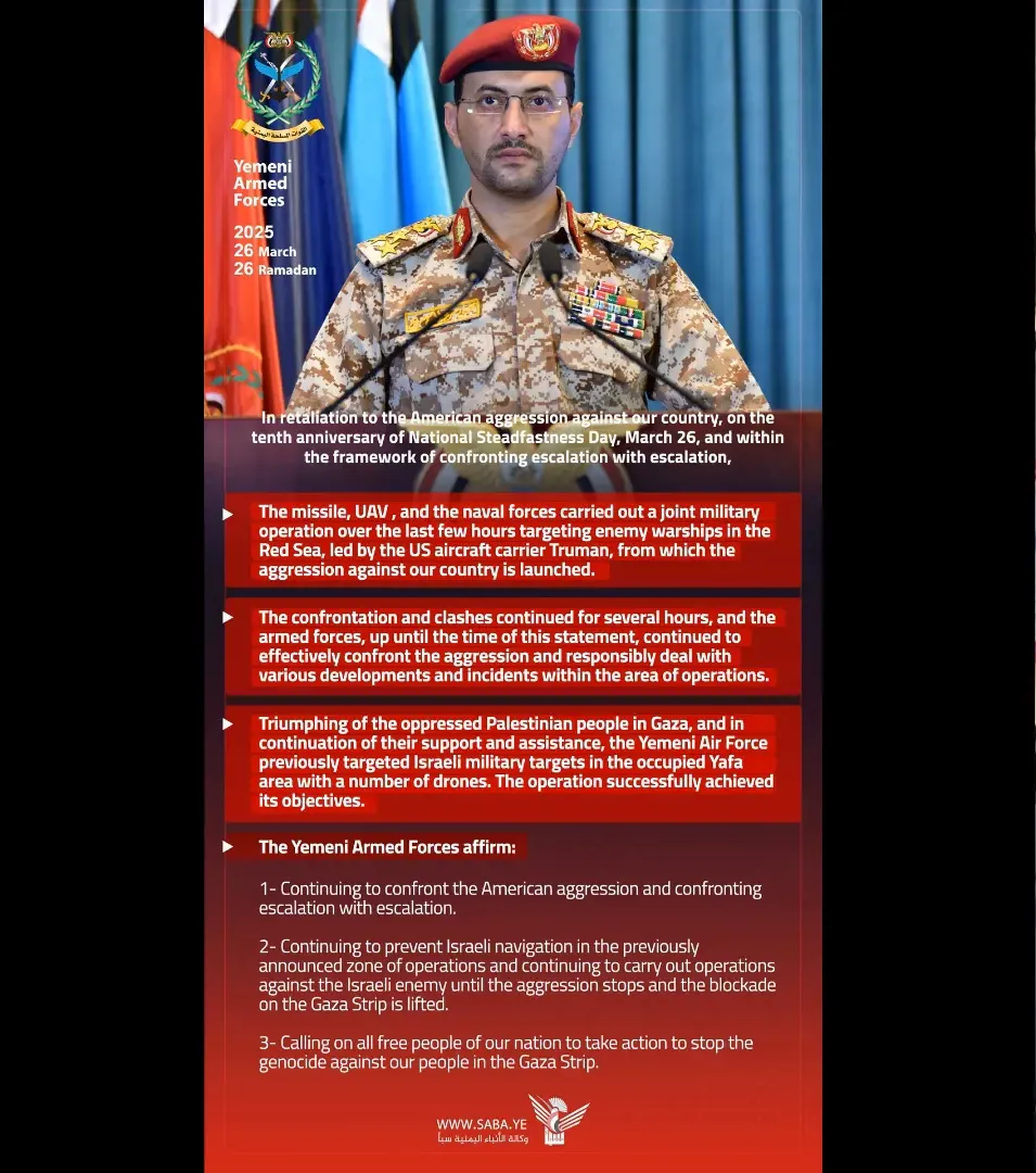 Houthis lanzando ataques en Yemen