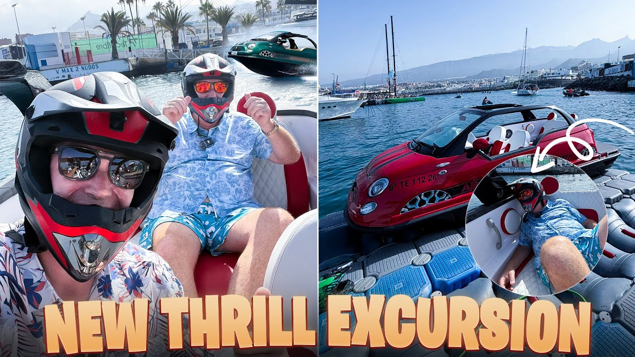 video thumbnail for 'We Tried Tenerife’s NEW Abarth 500 Speed Boat Experience… WOW 😳'