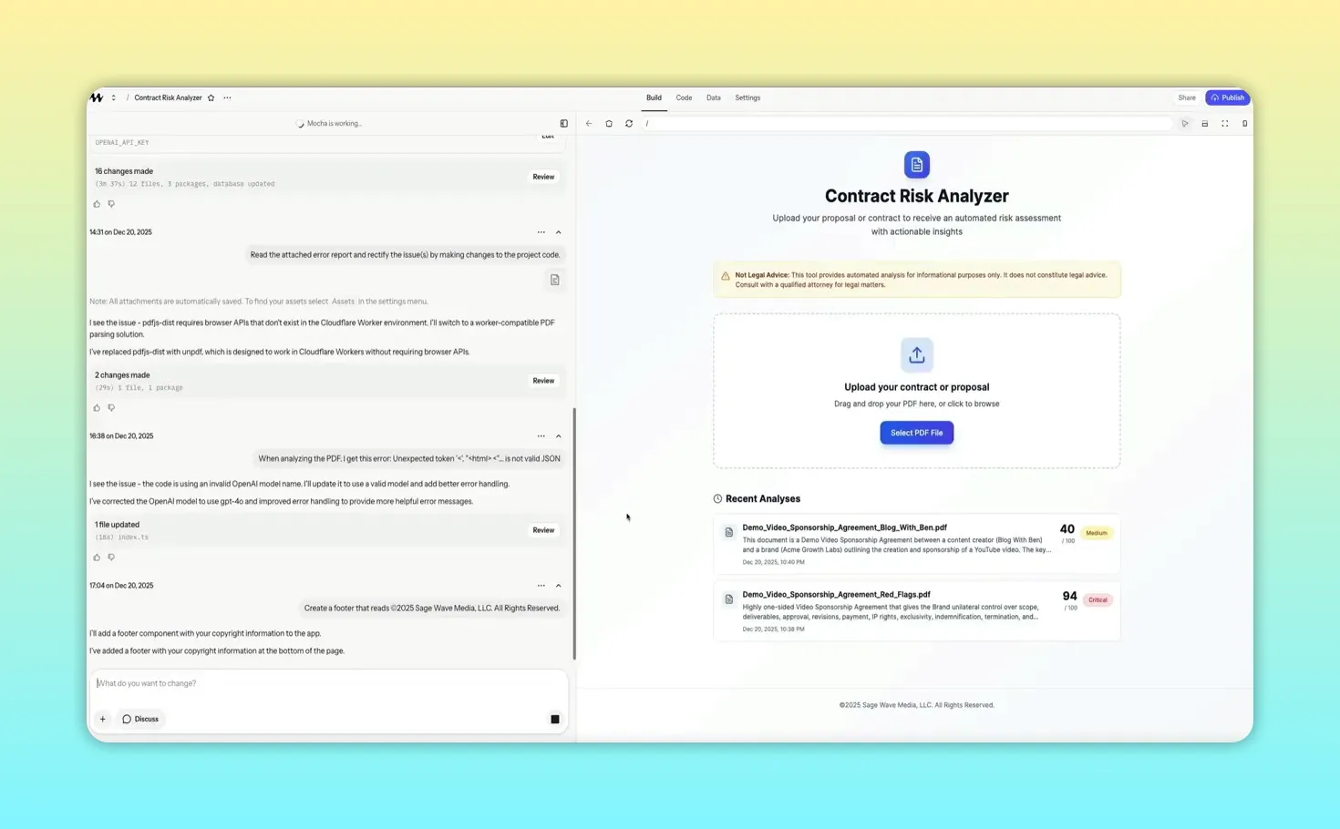 Mocha Bot Rapidly Build AI Web Apps with Mocha: Step-by-Step Walkthrough