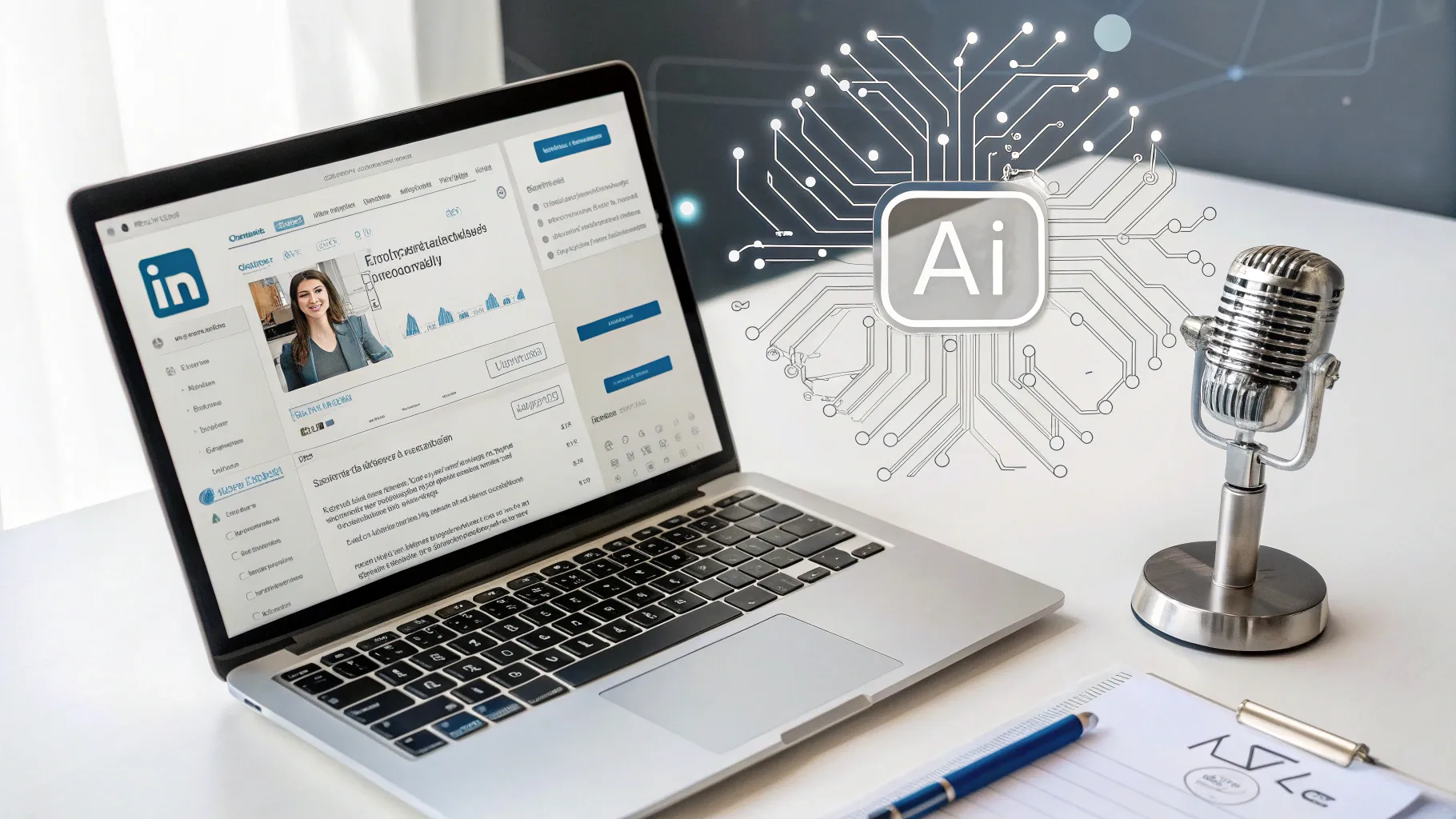 Featured image for the blog, "LinkedIn Outreach with AI Voice Cloning – Prosp LTD Review"