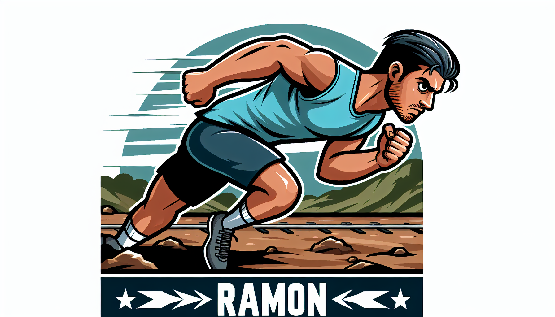 Ramon training for his marathons