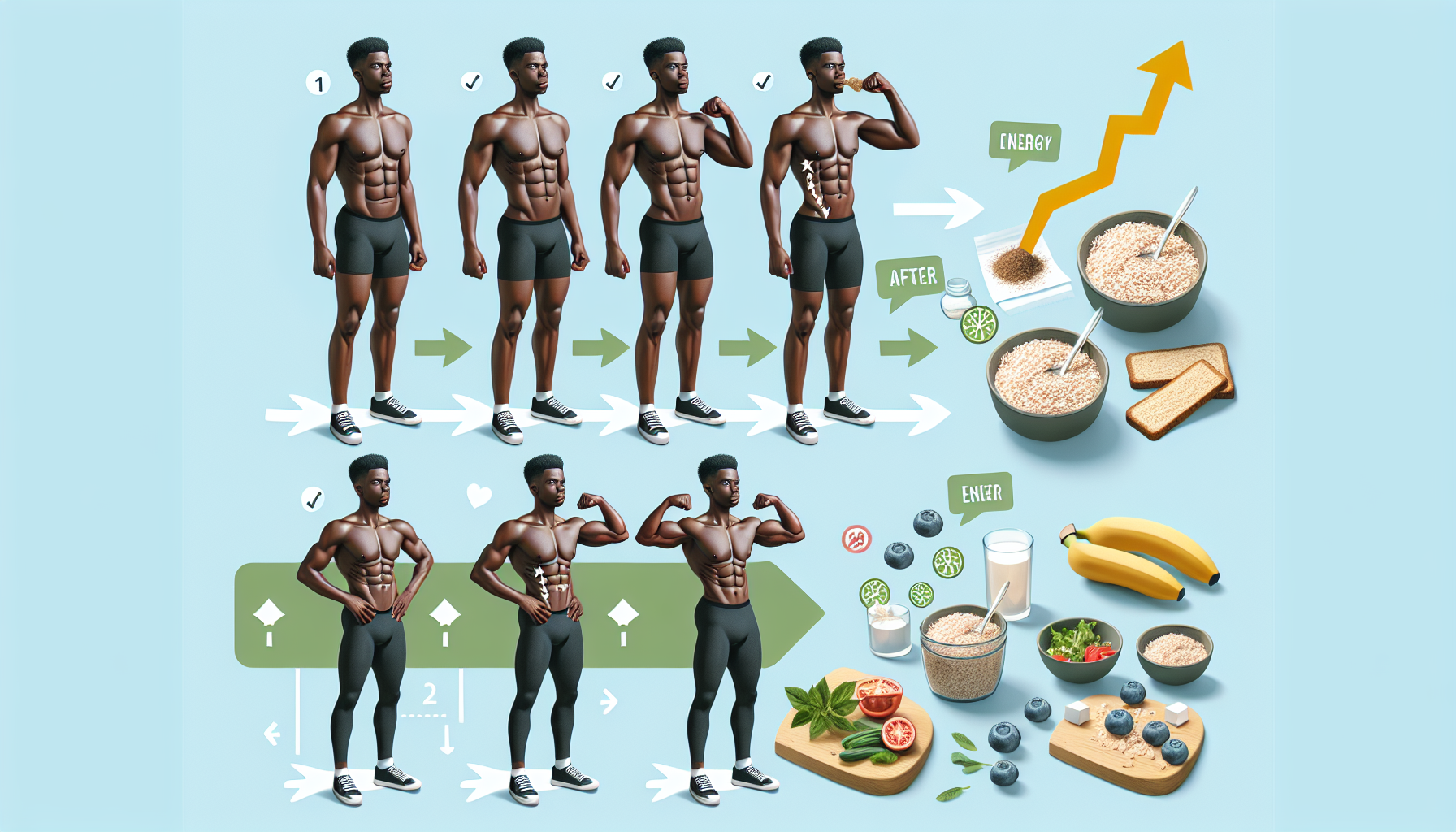 Ilustração da perda de peso com a dieta cetogênica