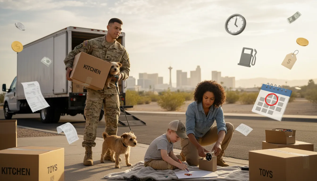 Hidden PCS Costs in Las Vegas | 2025 Military Move Budget Guide