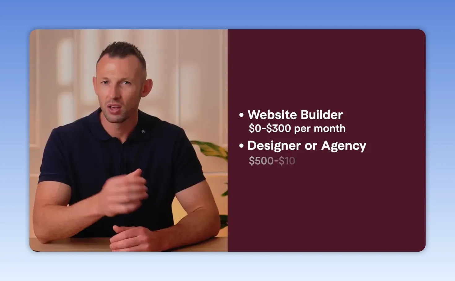 Bảng so sánh chi phí website thương mại điện tử bằng trình tạo website và thuê designer hoặc agency