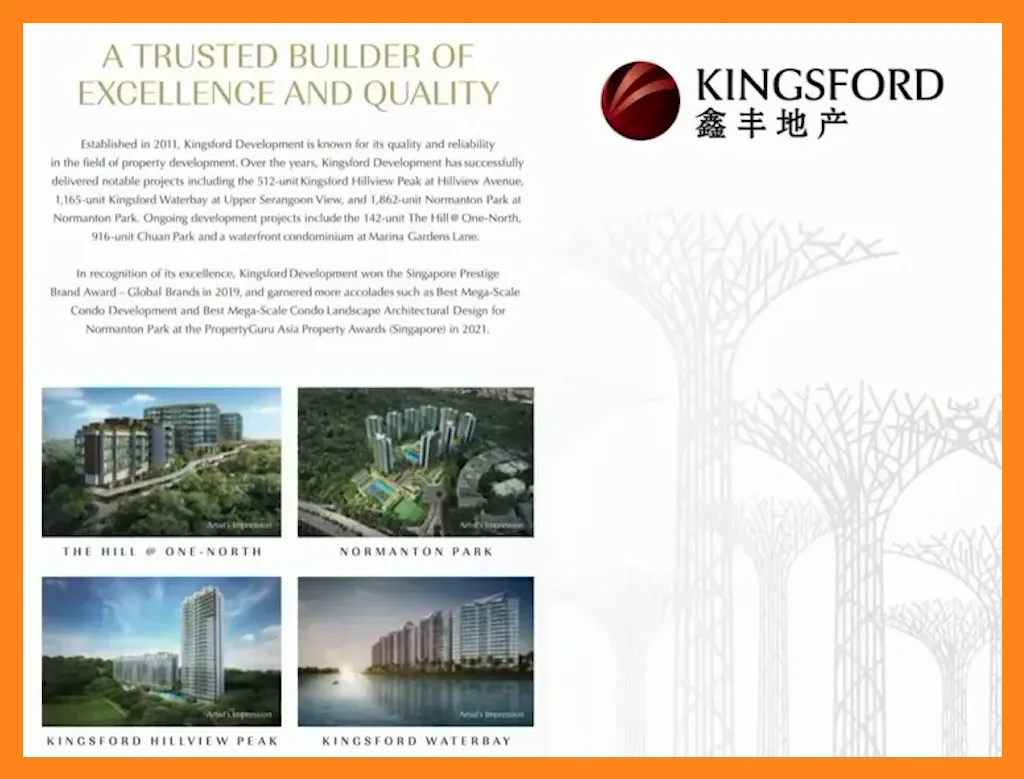 One Marina Gardens Developer's Profile: Kingsford Developer image