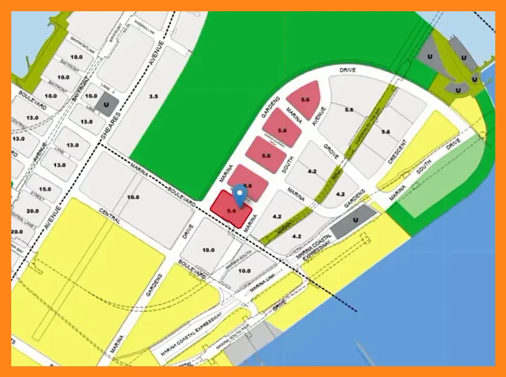 Masterplan view of One Marina Gardens