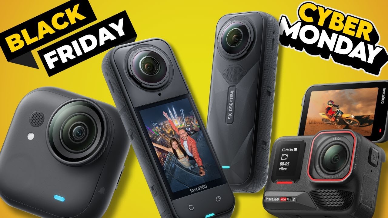 video thumbnail for 'BIGGEST DEALS OF THE YEAR - Insta360 Black Friday - Cyber Monday'