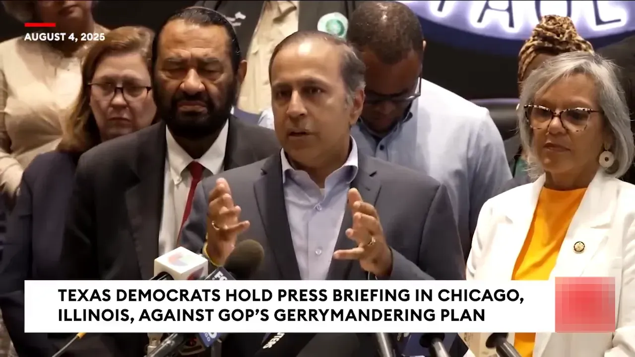 Congressman Roger Krishnamoorthi speaking on Texas crisis