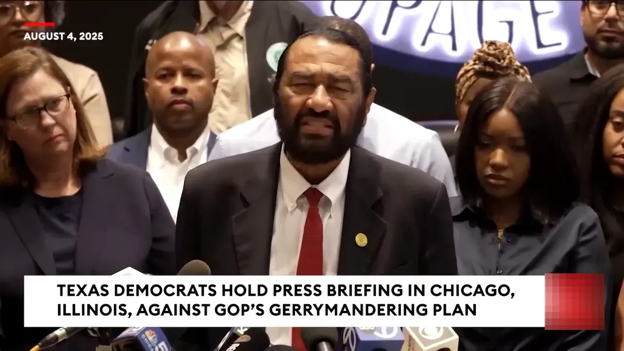 Congressman Al Green praising Texas lawmakers' courage