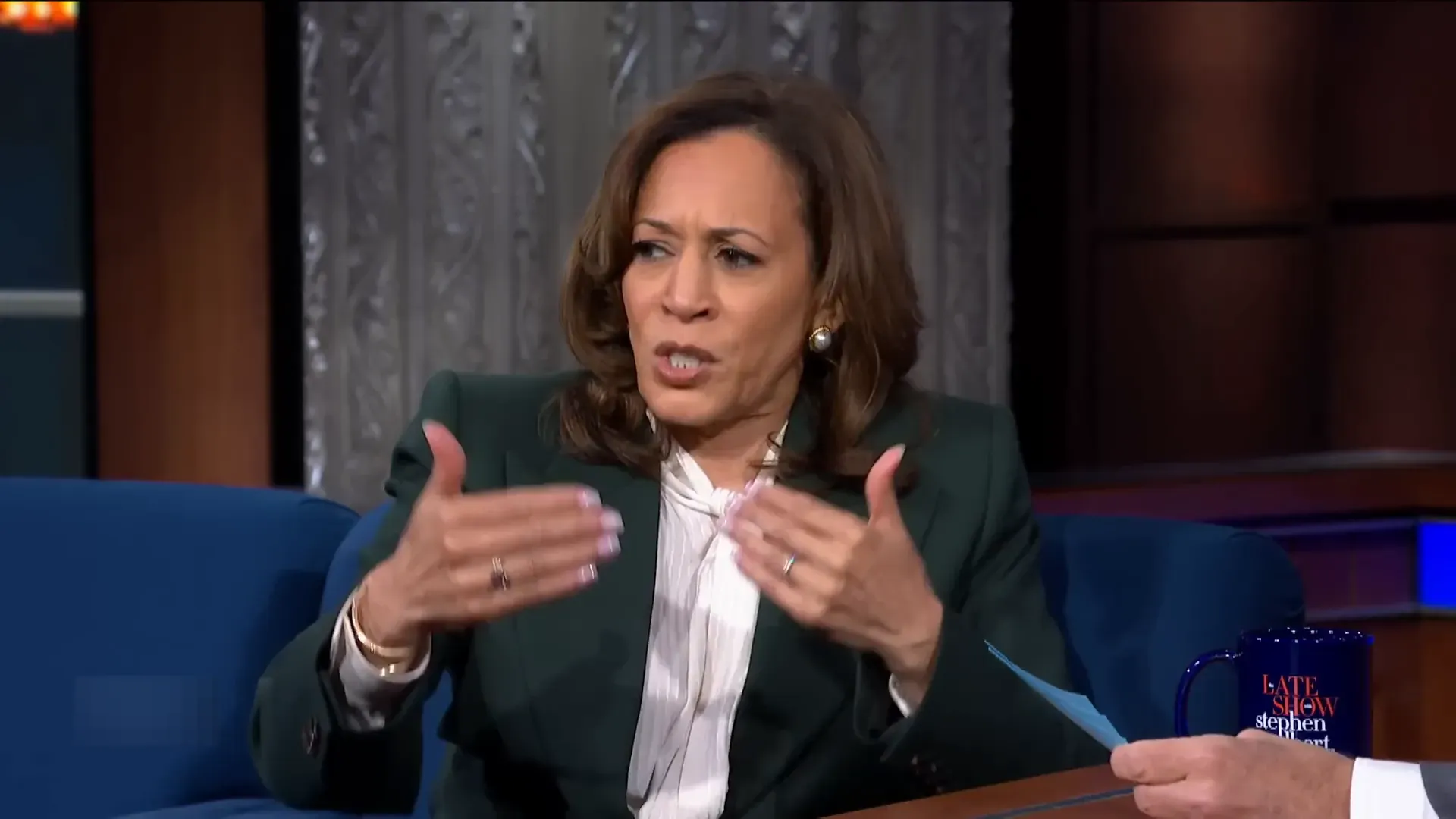 Kamala Harris discussing challenges in government and judiciary