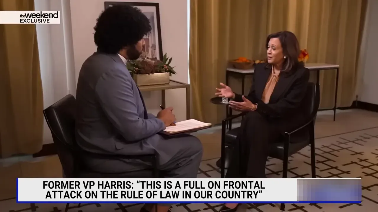 Harris warns of weaponization of Department of Justice