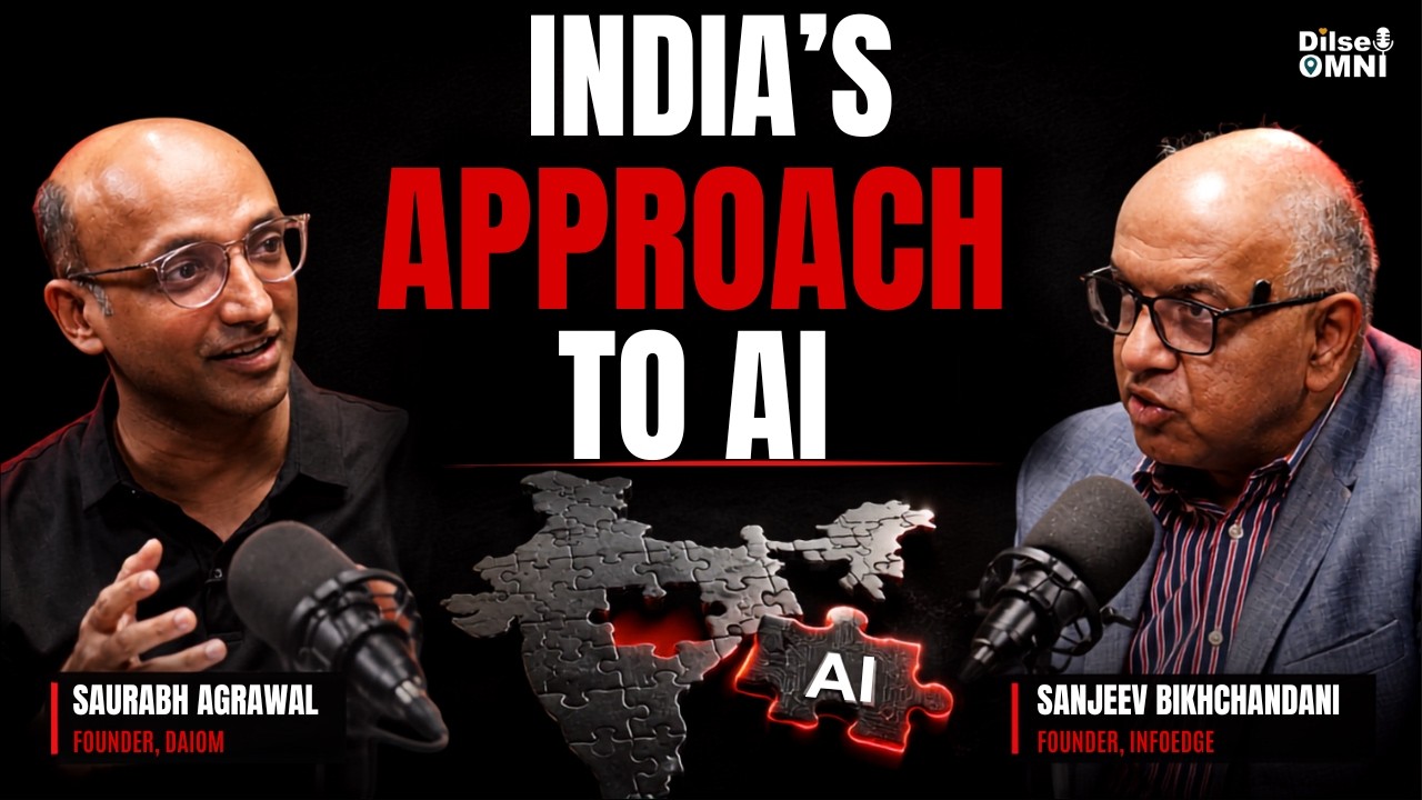 video thumbnail for 'Can India Build Its Own AI? | Sanjeev Bikhchandani on LLMs, AI Jobs & India's Future'