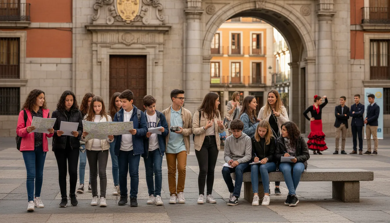 inmersiones para grupos escolares vamos madrid aprender español