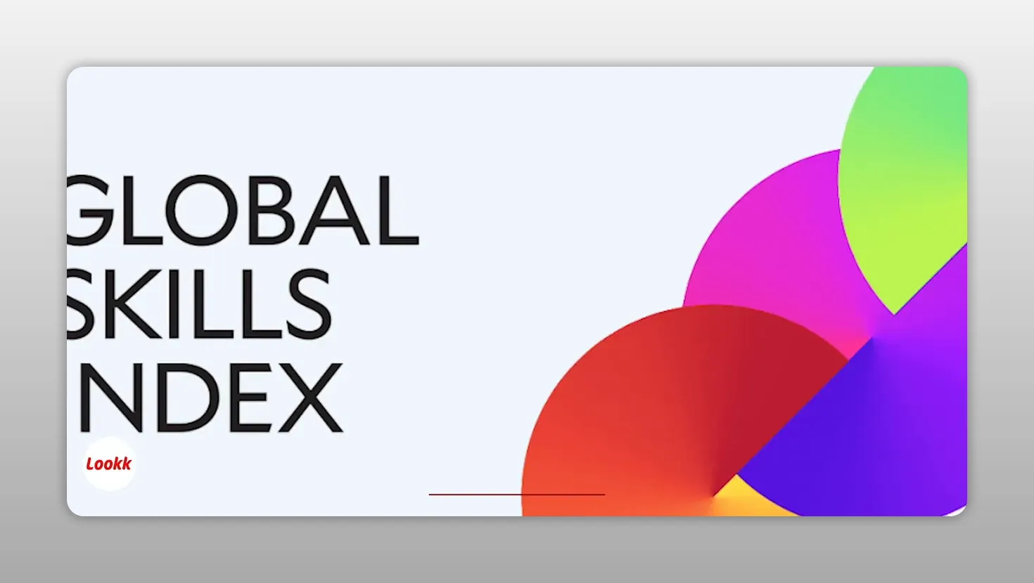 Bìa tài liệu Global Skills Index năm 2020
