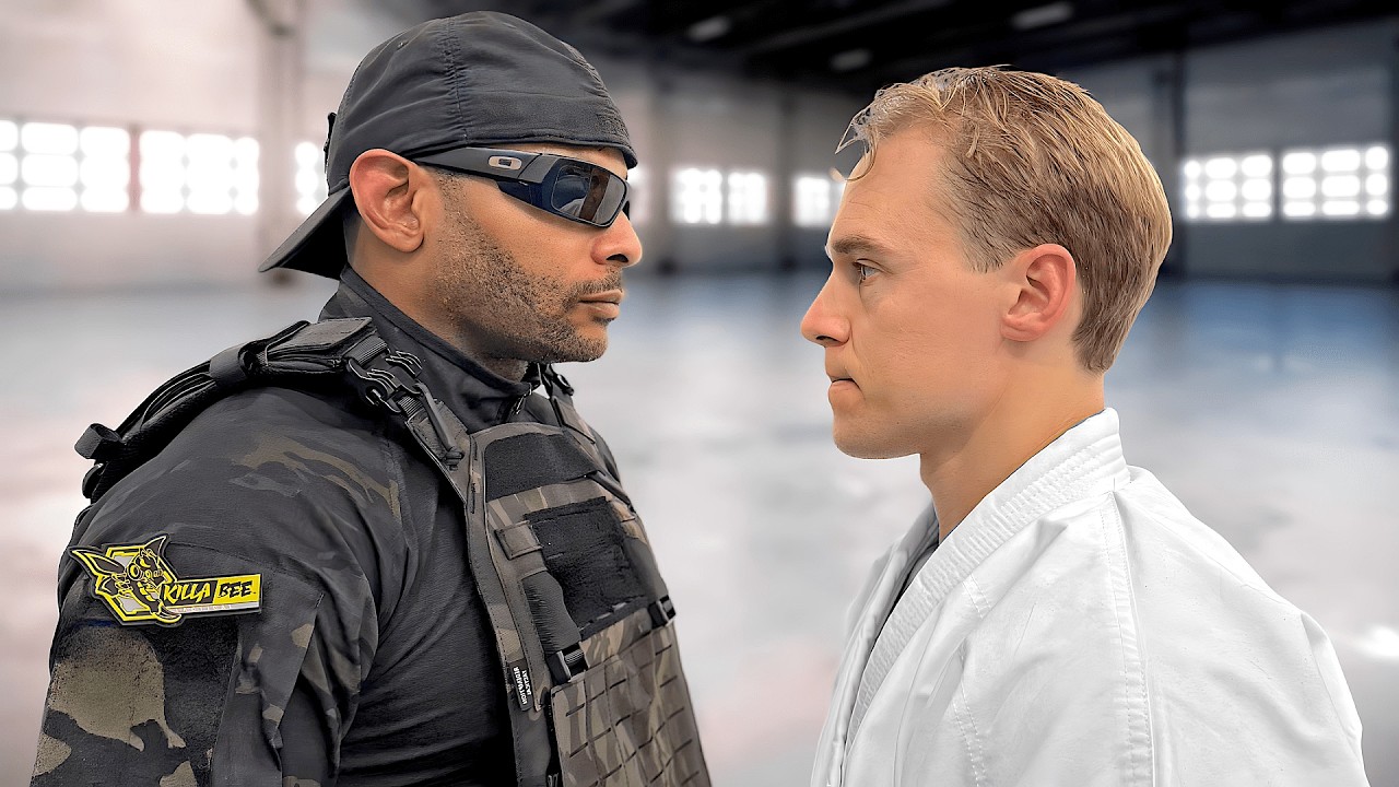 video thumbnail for 'Navy SEAL Destroys Karate Black Belt In SECONDS'