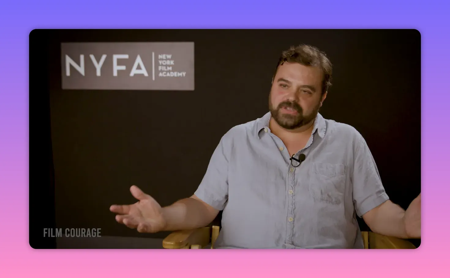 Speaker with open palms explaining practical signals for choosing the right material.