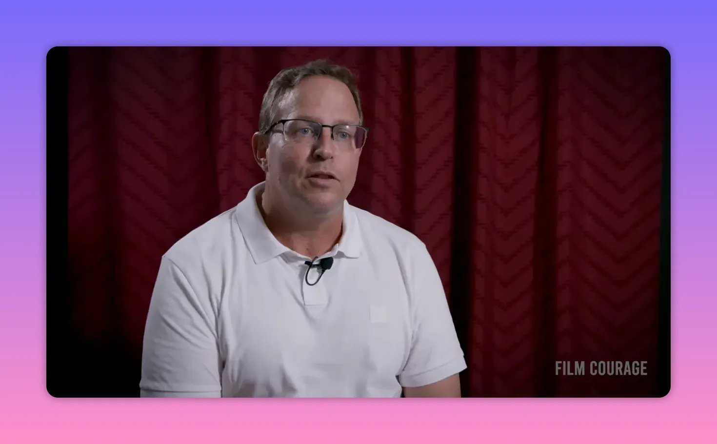 Well-lit interview shot of a filmmaker explaining why the opening window on Netflix is critical