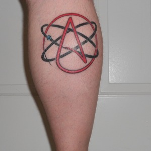 atheist & science tattoo at 1 month | Got this tattoo in Aug… | Flickr