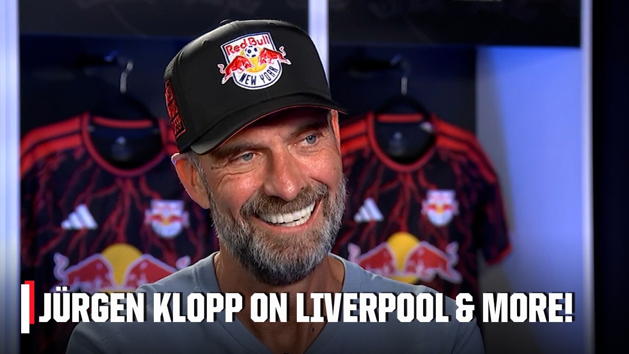 video thumbnail for 'Jürgen Klopp FULL EXCLUSIVE! Iraola at Liverpool, Salah & Mane, World Cup favorites & more | ESPN FC'