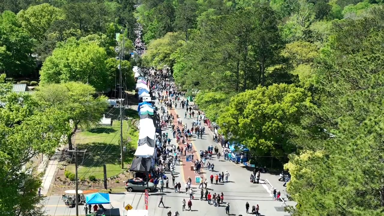 Aerial view of people in Summerville SC to describe people gets culture shock in Summerville SC
