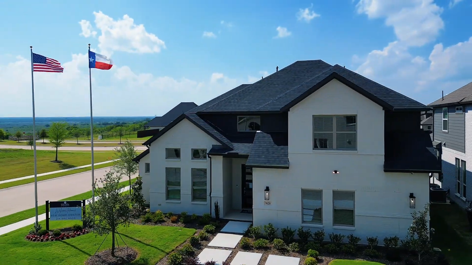 View of a Brand New Luxury Home in Forney TX