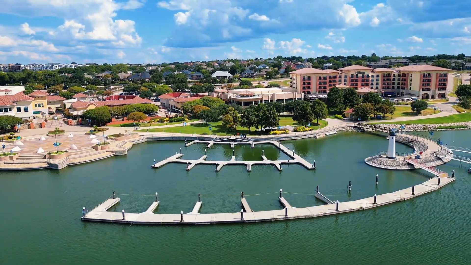 Aerial view of Forney TX