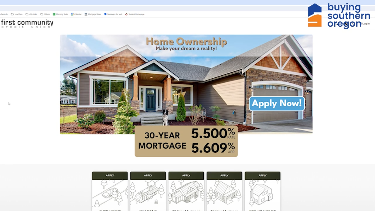 Moving to Medford Oregon? First Community CU 5.5% Mortgage Program Explained