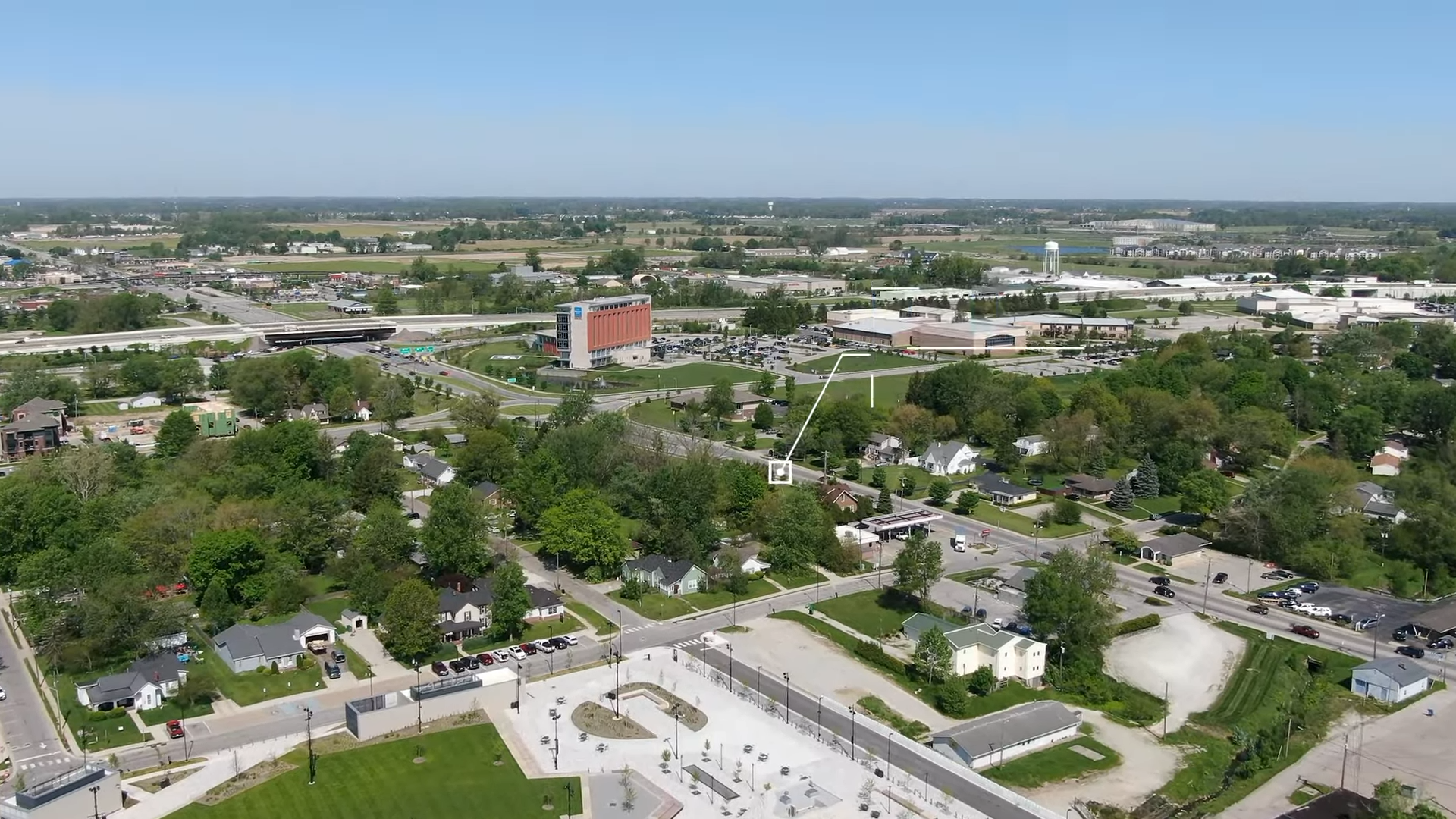 Aerial view of Westfield IN