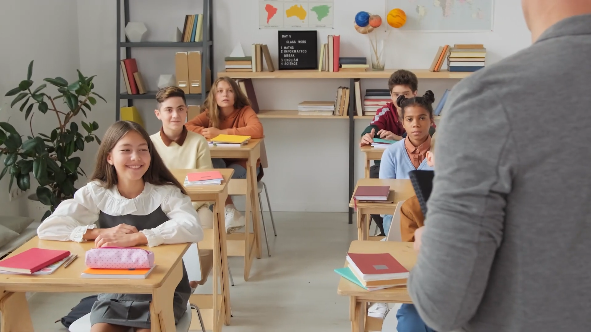 Students inside a classroom for quality schools in Highlands Ranch CO