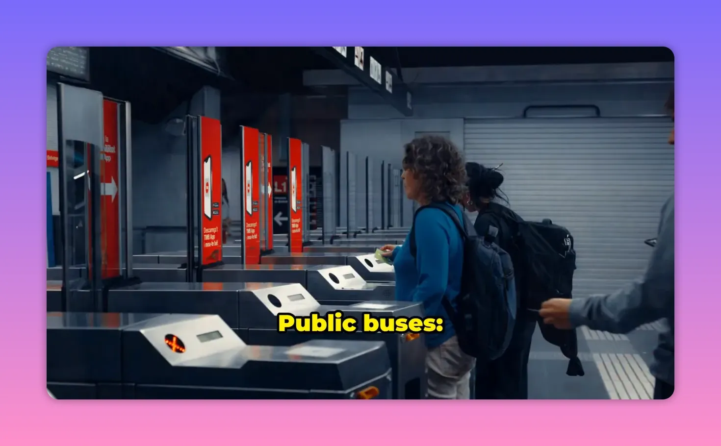 People paying for public buses at an Antalya transit ticket machine