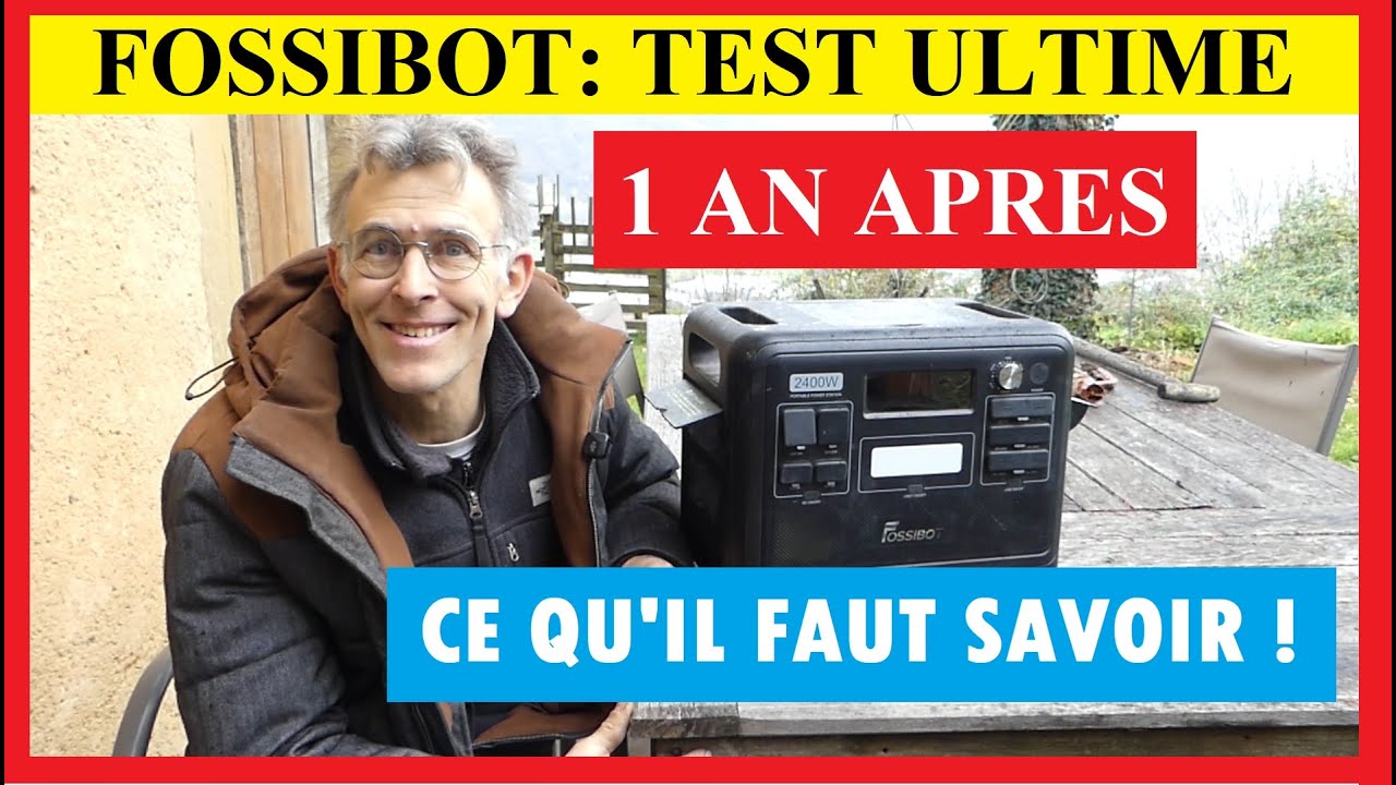 video thumbnail for 'J'ai testé la station solaire FOSSiBOT pendant 1an: top ou flop?'