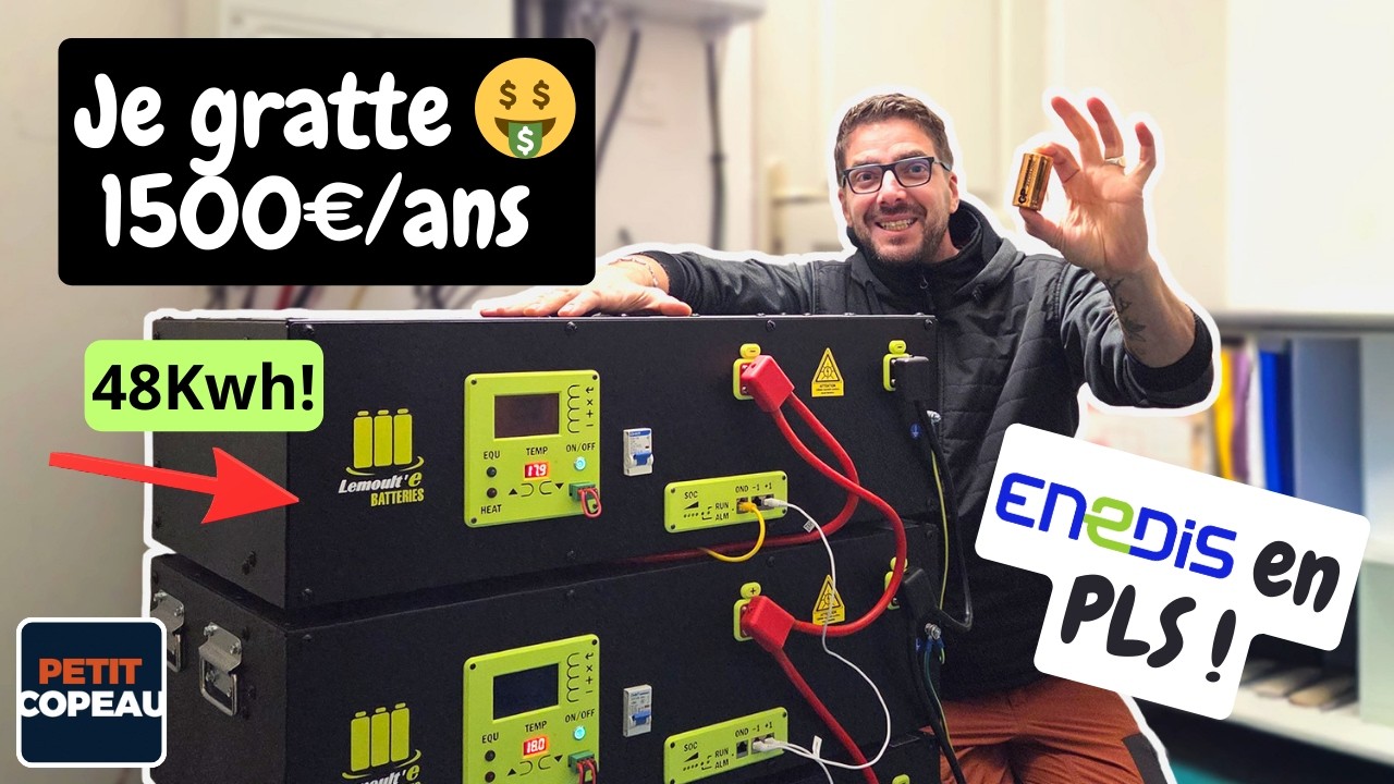 video thumbnail for 'MAISON AUTONOME EN ÉLECTRICITÉ - Batteries, onduleur... le VRAI coût de mon installation ! [Part 2]'