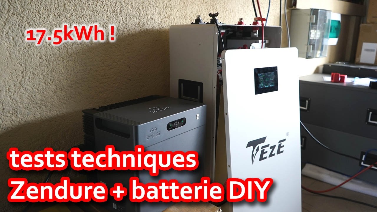 video thumbnail for '156 - Zendure batterie DIY 15S, tests techniques'