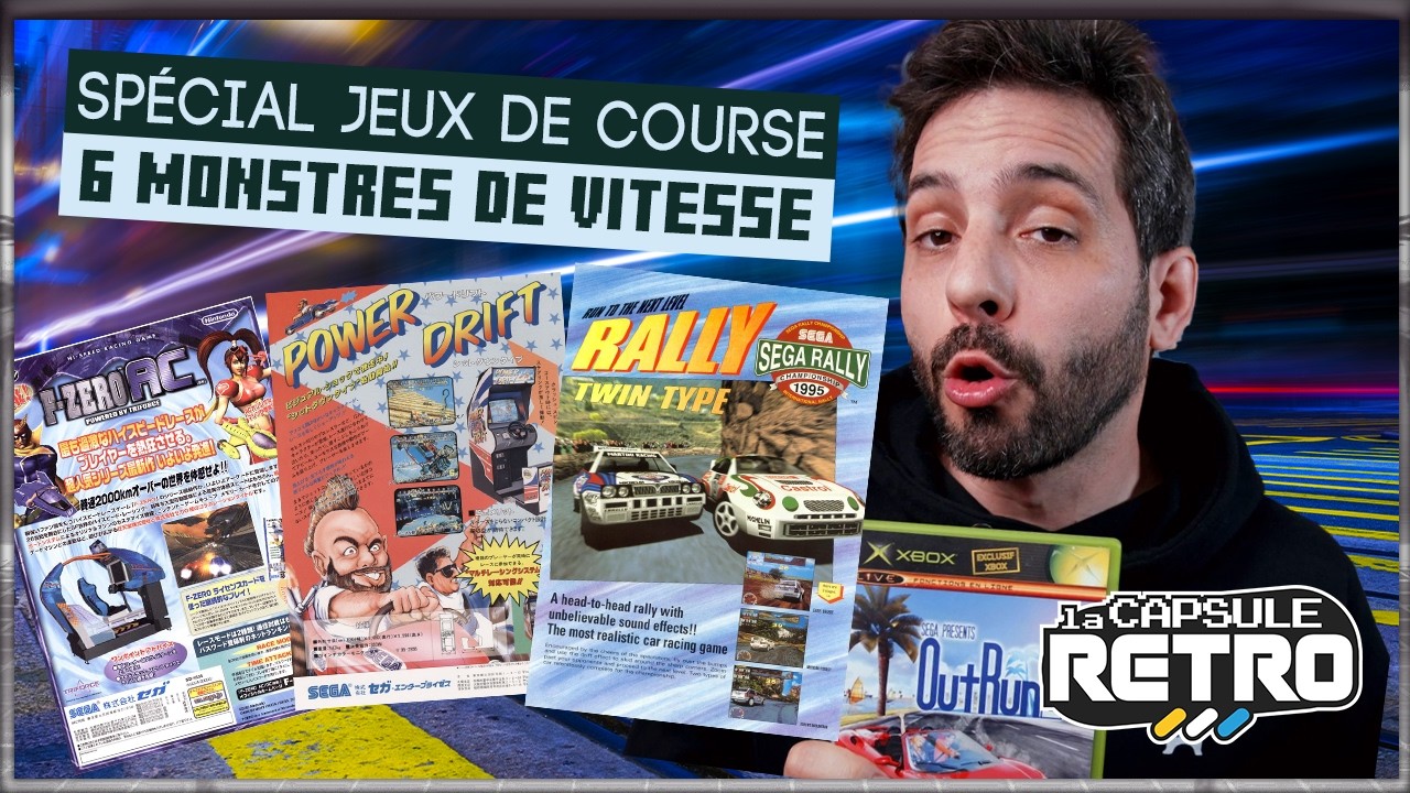 video thumbnail for '6 jeux de course arcade pour les dominer tous 🔥 (Mieux que FH6 😂) #sega #nintendo #playstation '