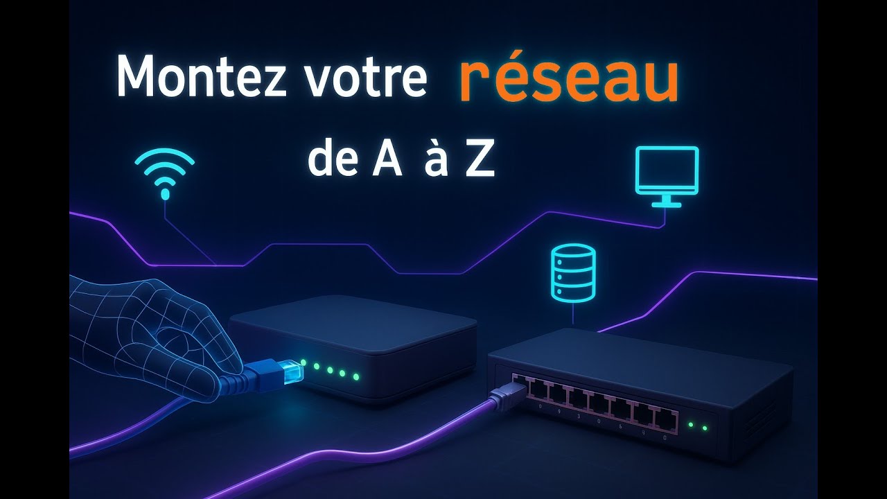 video thumbnail for 'Comprendre le réseau informatique : Montez Votre Réseau de A à Z'
