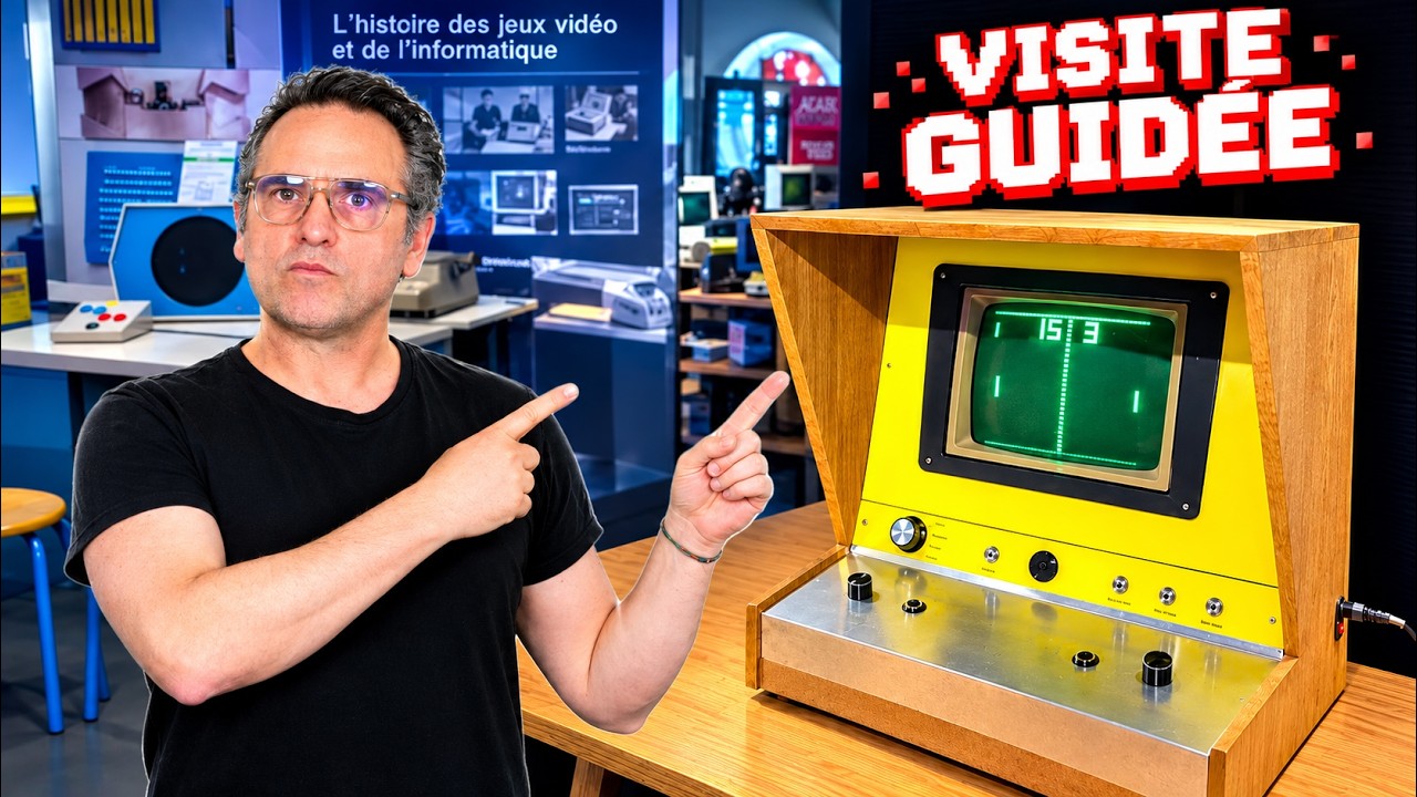 video thumbnail for 'De 1958 à la Playstation: visite guidée de notre expo retrograming'