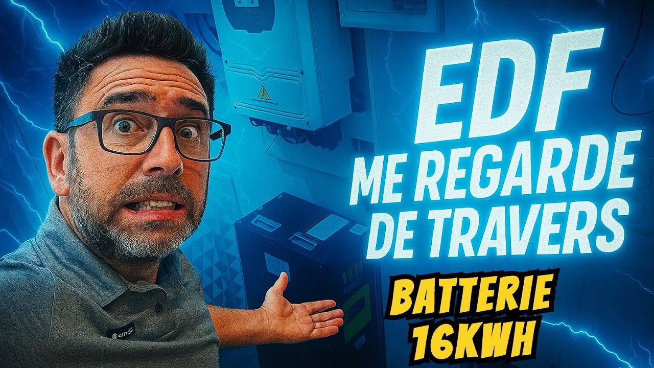video thumbnail for 'STOCKER son électricité dans cette BATTERIE de 16 KWH'