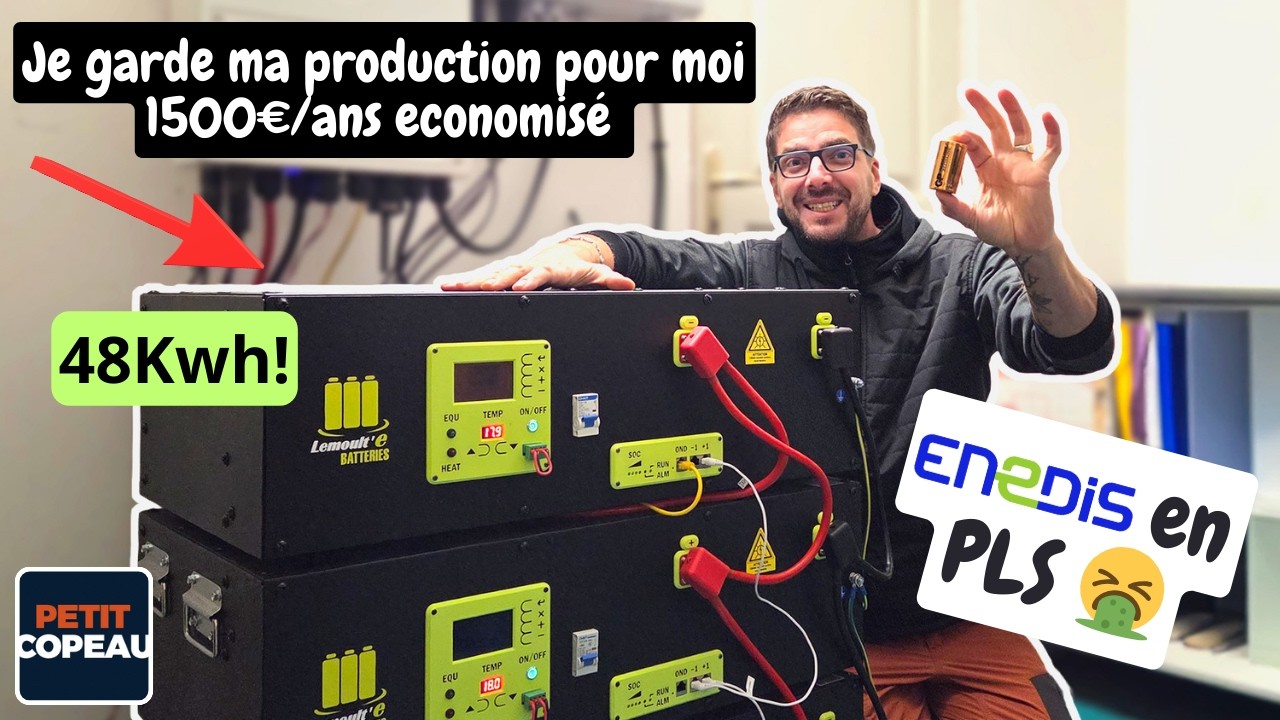 video thumbnail for 'MAISON AUTONOME EN ÉLECTRICITÉ - Batteries, onduleur... le VRAI coût de mon installation ! [Part 2]'