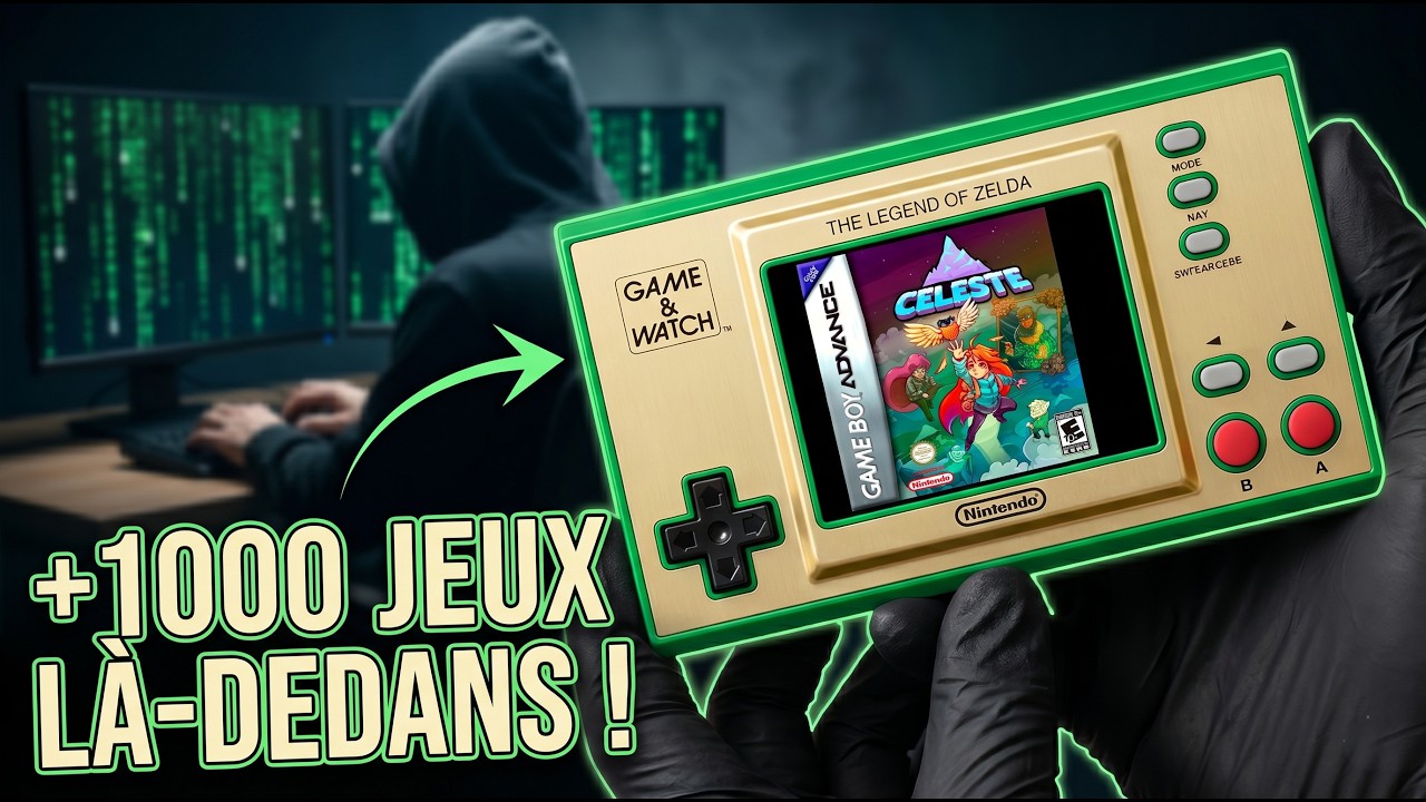 video thumbnail for 'J'ai créé la Game & Watch INTERDITE ! (+1000 JEUX) Le Hack que Nintendo redoute 😱'