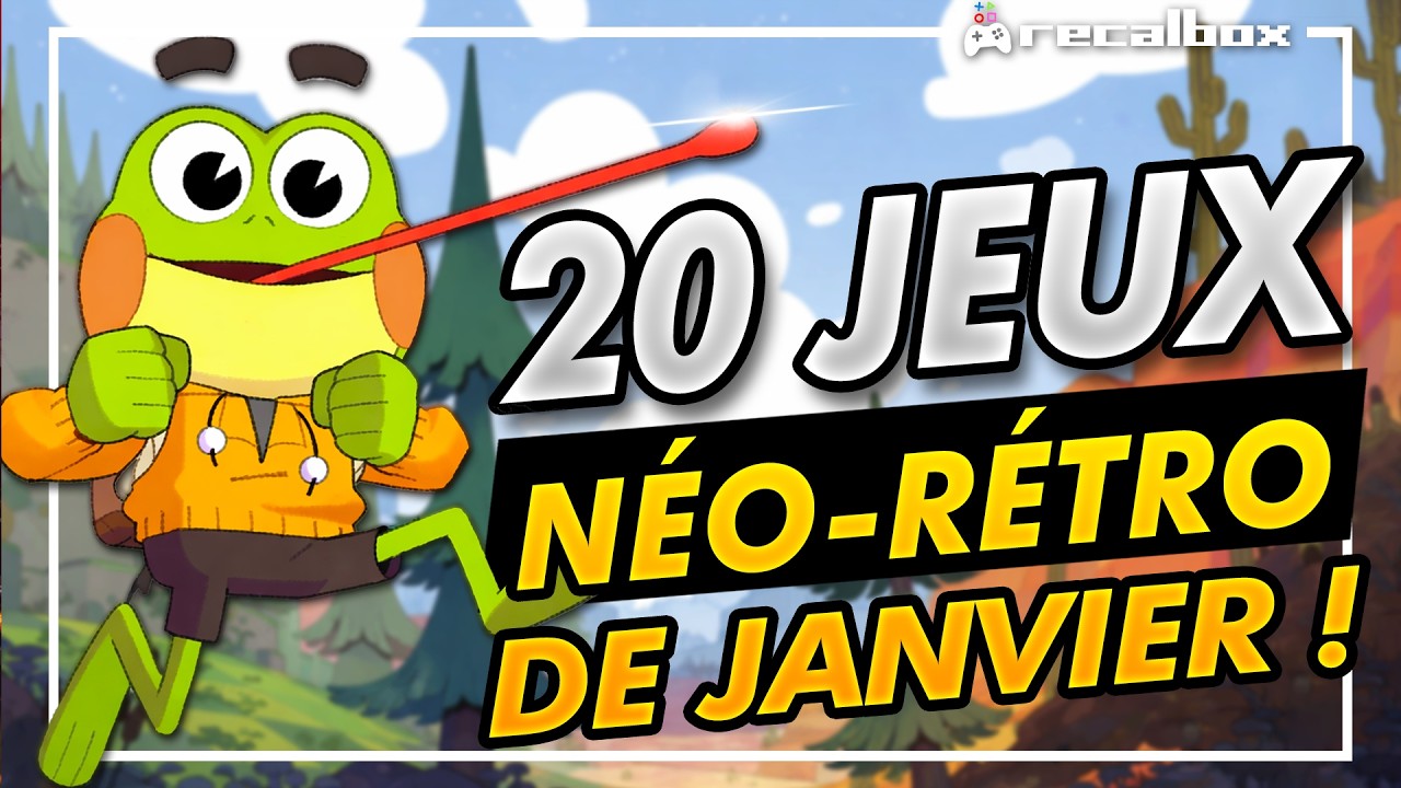 video thumbnail for 'LES 20 JEUX NÉO-RÉTRO À RETENIR DE JANVIER 2026 !!'