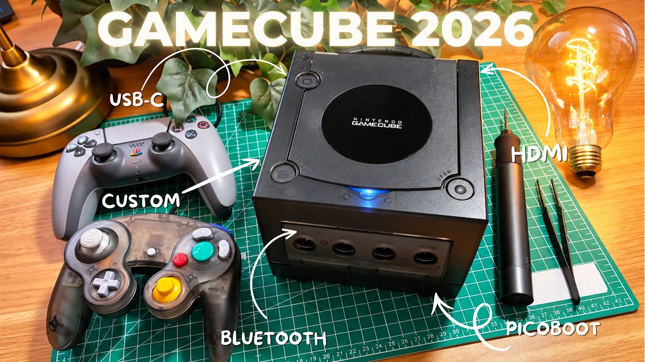 video thumbnail for 'J’ai créé la GameCube que Nintendo aurait dû faire'