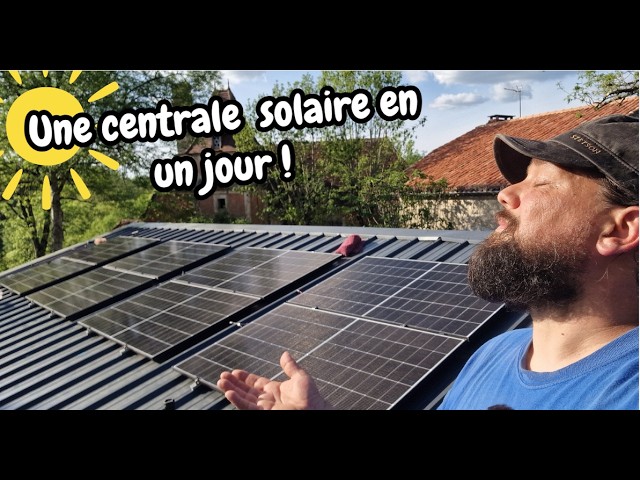 video thumbnail for 'UN JOUR = UNE CENTRALE SOLAIRE COMPLETE  4000W  (All in One Jackery SolarVault 3 Pro Max )'