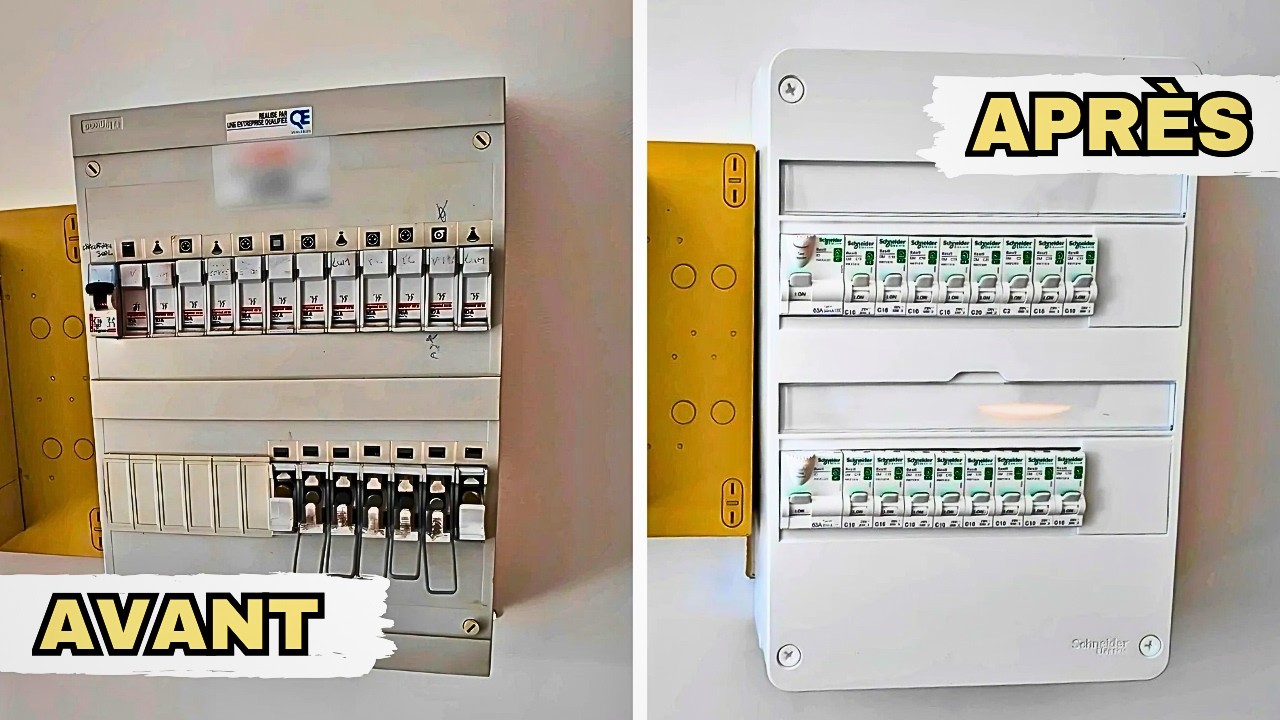 video thumbnail for 'Remplacer un tableau électrique, Simple Efficace !'