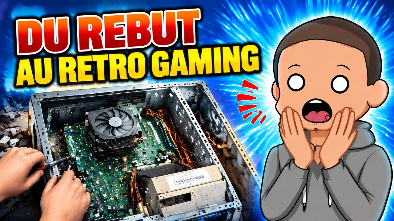 video thumbnail for 'Incroyable transformation : un PC à la casse devient une console gaming !'