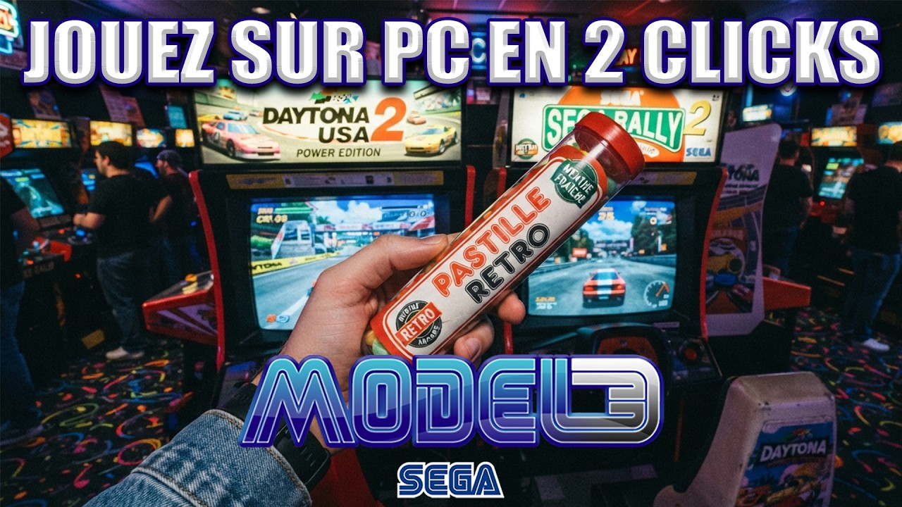 video thumbnail for 'EMULATEUR MODEL 3 en 2 CLICKS #segarally2 #daytonausa2 #scudrace #emulator #sega'