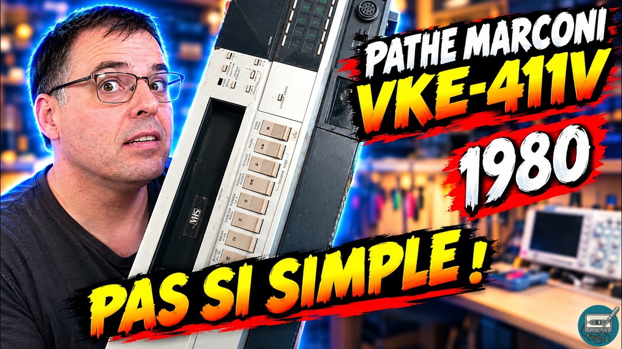 video thumbnail for 'Je pensais que ce magnétoscope serait FACILE à réparer… | Pathé Marconi VKE-411V'