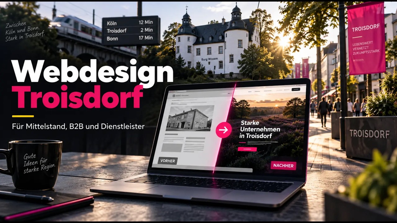 video thumbnail for 'Webdesign Troisdorf: Websites, die mehr können als gut aussehen'