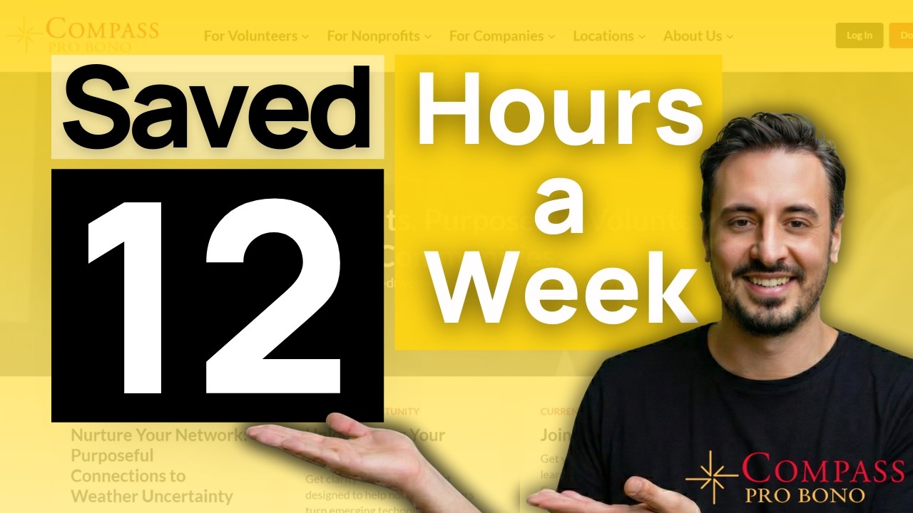 video thumbnail for 'Nonprofits Are Saving 12 Hours a Week With AI'