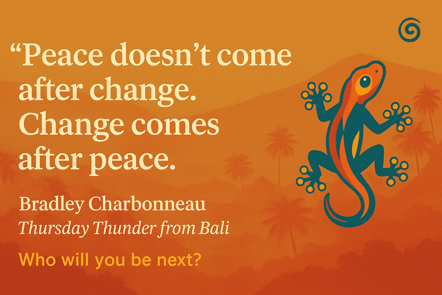 Featured image for the blog, "Want to Transform Your Life? Make Peace With This First"