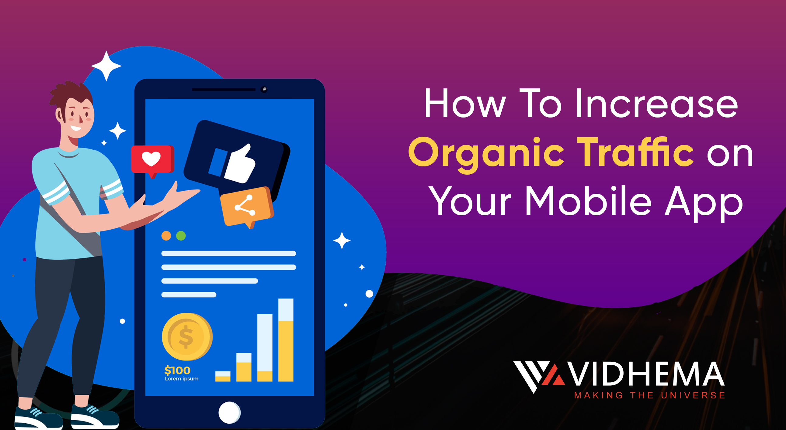 how-to-increase-organic-traffic-on-your-mobile-app-vidhema-technologies